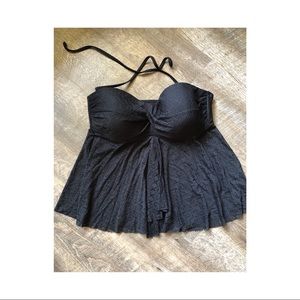 XL Black Bathing Suit Top